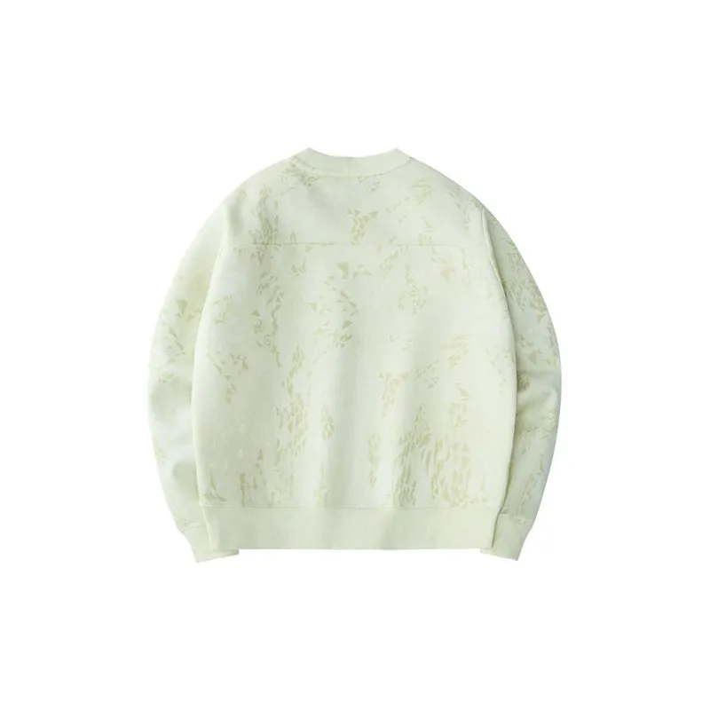 Anta Variety Training Collection Sweatshirt Women's Cactus Green/Full-Coverage Print-1