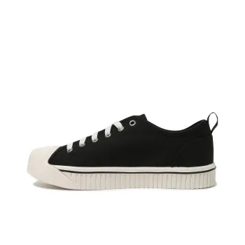 FILA Center Court G V3 Abrasion Resistant Low Top Canvas Shoes Unisex Black Korean Style