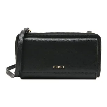 Furla Leather Crossbody Bag, Shoulder Bag Women's Black