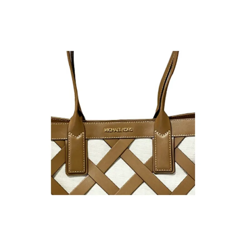 MICHAEL KORS Sienna Leather Tote Bag Shopping Bag Shoulder Bags Handbags Regular Women's Brown-3