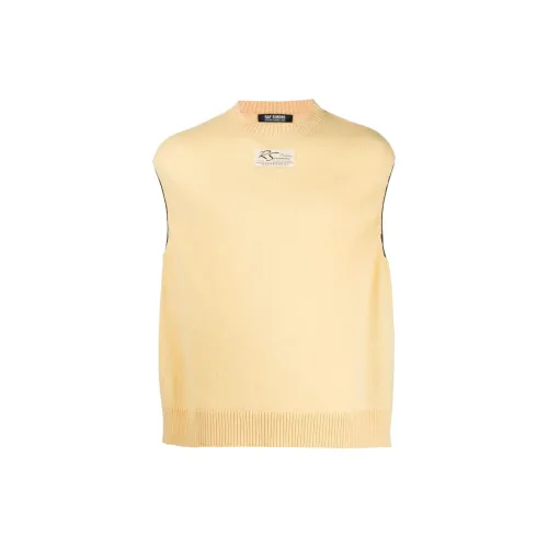 RAF SIMONS Tank Tops Men Yellow