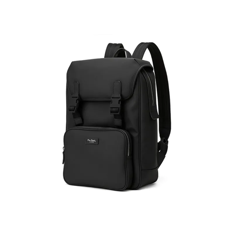 PIERRE CARDIN PU, Textile Backpack-3