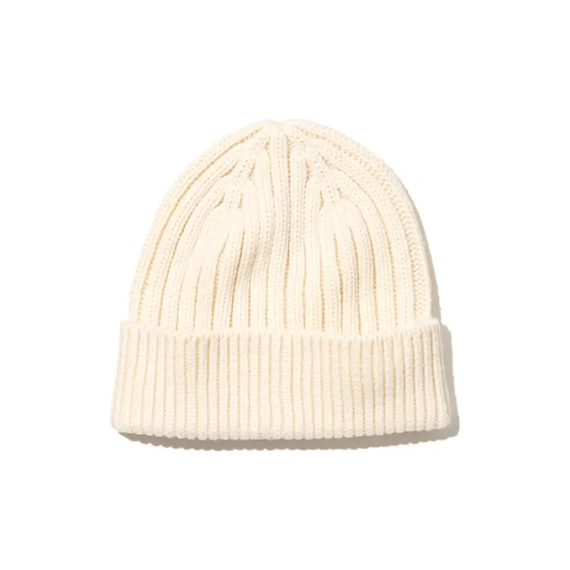 UNIQLO Acrylic, Polyamide, Sheep Wool, Elastane Beanies Unisex Beige-0