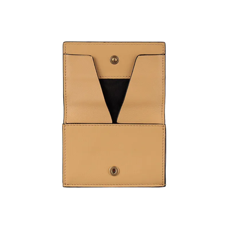GIVENCHY Leather Wallet Women's Pink-3