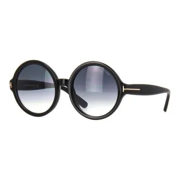 TOM FORD Oval Sunglasses Women's Black