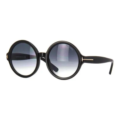 TOM FORD Oval Sunglasses Women's Black