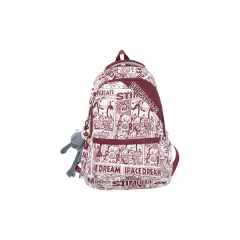 BALANG Nylon Laptop Backpack Regular Unisex Black/Purple/Green/Red