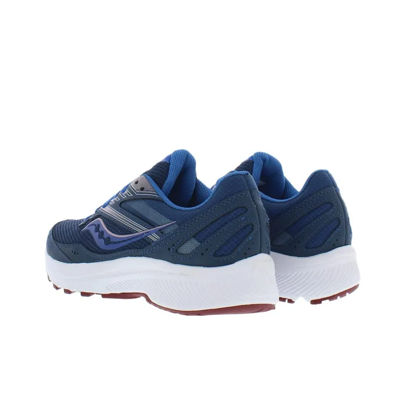 Saucony COHESION 15 Cushioning, Wear Resistant Low Top Running Shoes Women's Blue-1