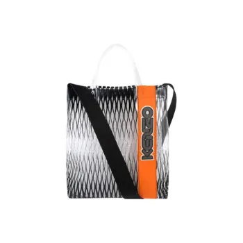 KENZO Thermoplastic Polyurethane Tote Bag Shopping Bag Handbag Mini Men's Black