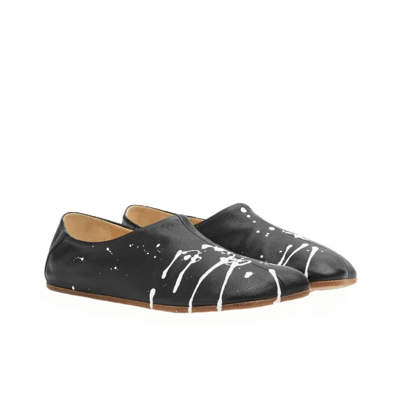 MM6 Maison Margiela Anatomic Paint Splatter-effect Slippers-2