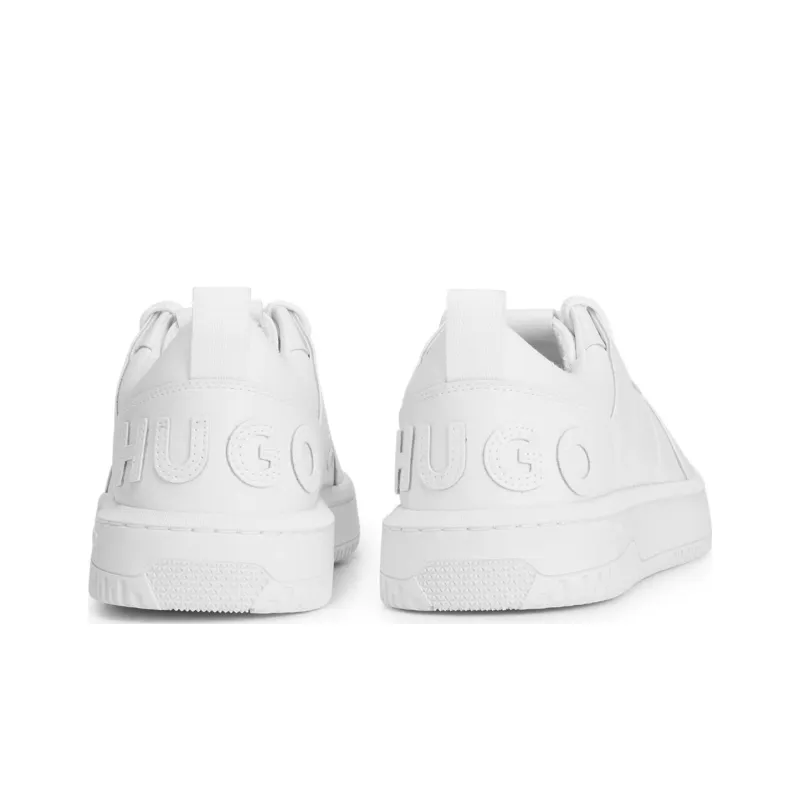 HUGO BOSS Wear-Resistant Low-Top Skateboard Shoes Women's White-3