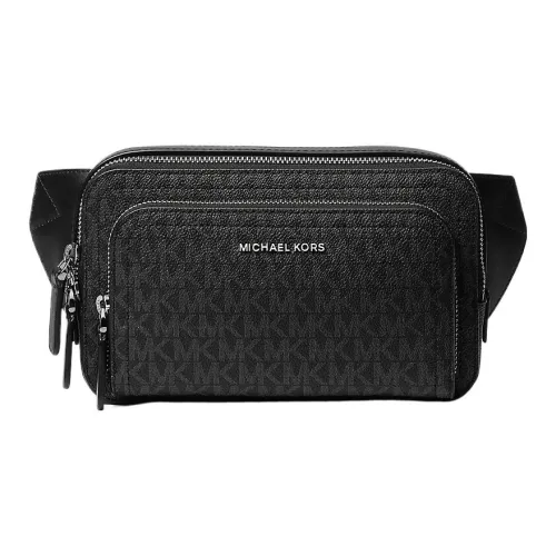 MICHAEL KORS Hudson Canvas Crossbody Bag Shoulder Bag Men's Black
