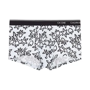 CK/Calvin Klein Light Blue All Over Floral Print Low Rise Trunks Underpants Men's Light Sky Blue