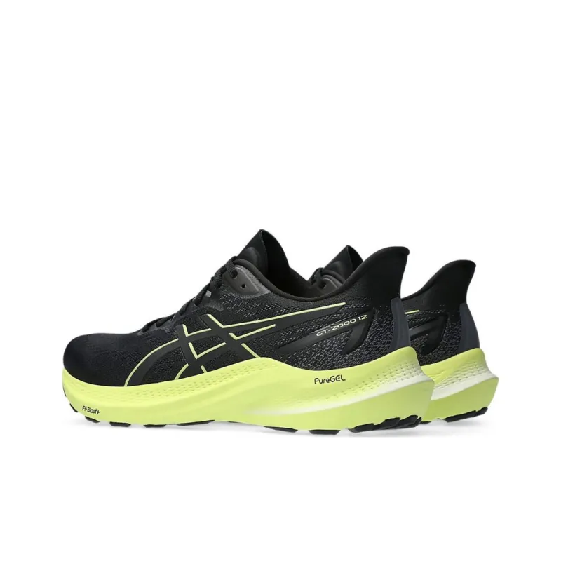 Asics GT 2000 12 Wide 'Black Glow Yellow'-3