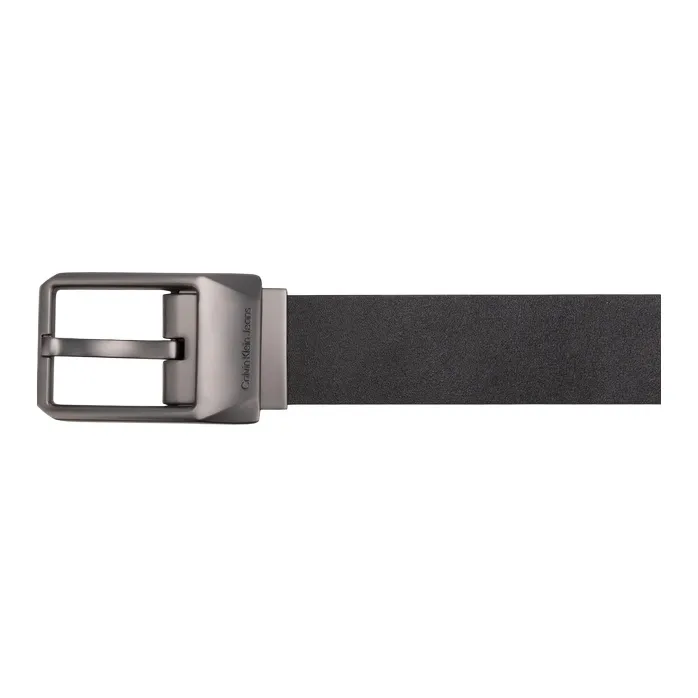 CALVIN KLEIN Cow Leather Belts Men's Space Black/Earth Brown 3.5CM-2