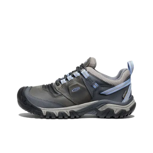 Keen Ridge Flex Outdoor Shoes Women's Low-Top Steel Gray