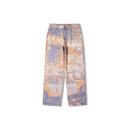 LiNing Casual Pants Men City Nightscapes All Over Print