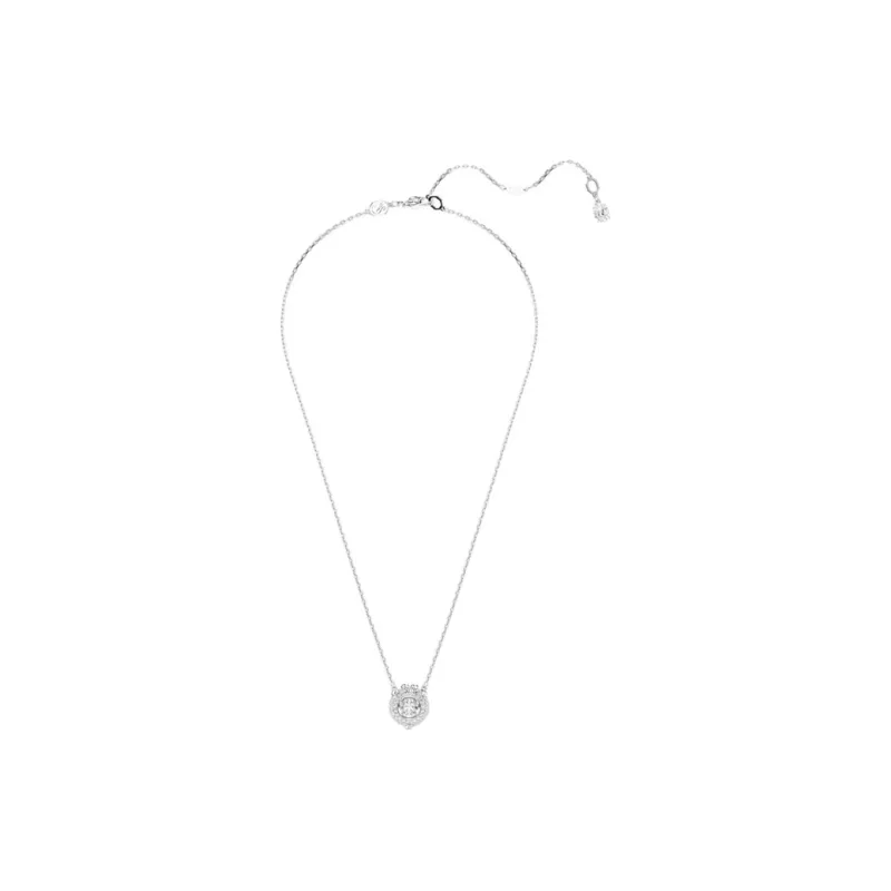 Swarovski DRAGON & PHOENIX Cubic Zirconia Rhodium-Plated Necklaces Women's Silver-2