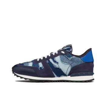 Valentino Garavani Rockrunner Camouflage Lace Up Sneakers