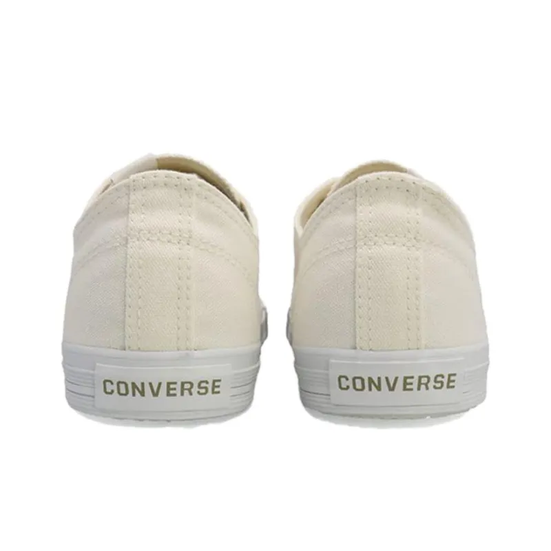 Converse Nextar 110 LP OX Abrasion Resistant Breathable Low Top Skateboard Shoes Women's Beige Gray-4
