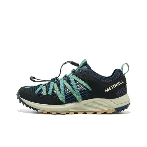 MERRELL Outdoor Shoes Men Low-Top Dark Blue