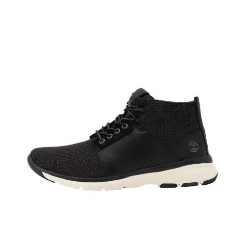 Timberland Cushioning, Wear Resistant Mid Top Casual Shoes Men's Black