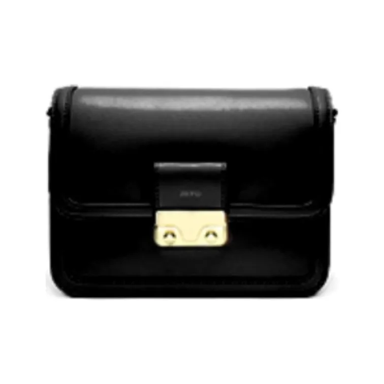 JW PEI Leather Tofu Bag Small Square Bag Shoulder Bag Crossbody Bag Women's Apricot/Ecru/Black-8