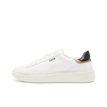 HUGO BOSS Wear-Resistant Low-Top Skateboard Shoes Women's White