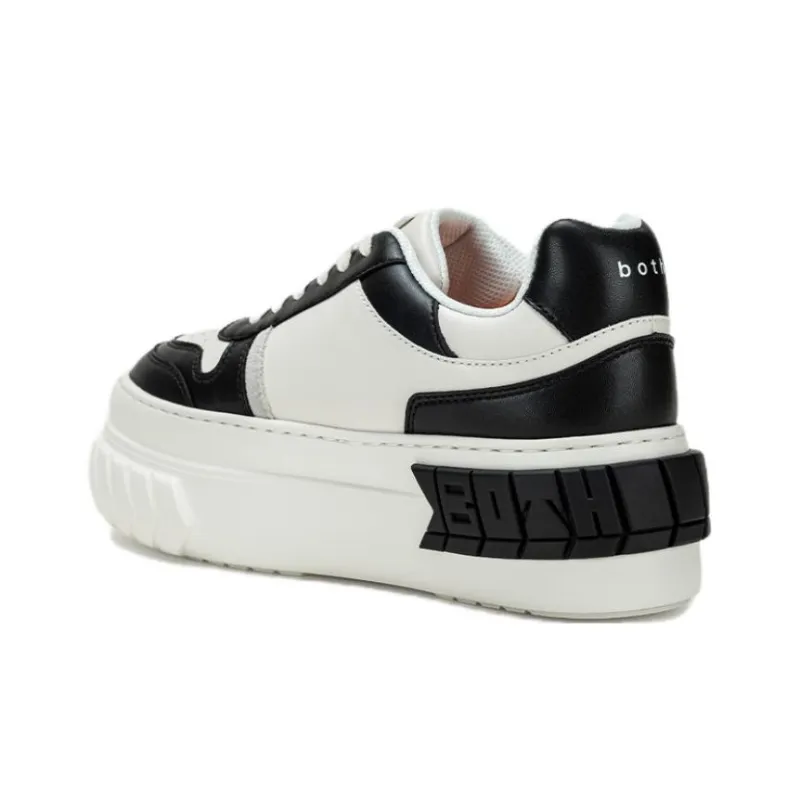 both Tyres Leather Platform Sneakers-3