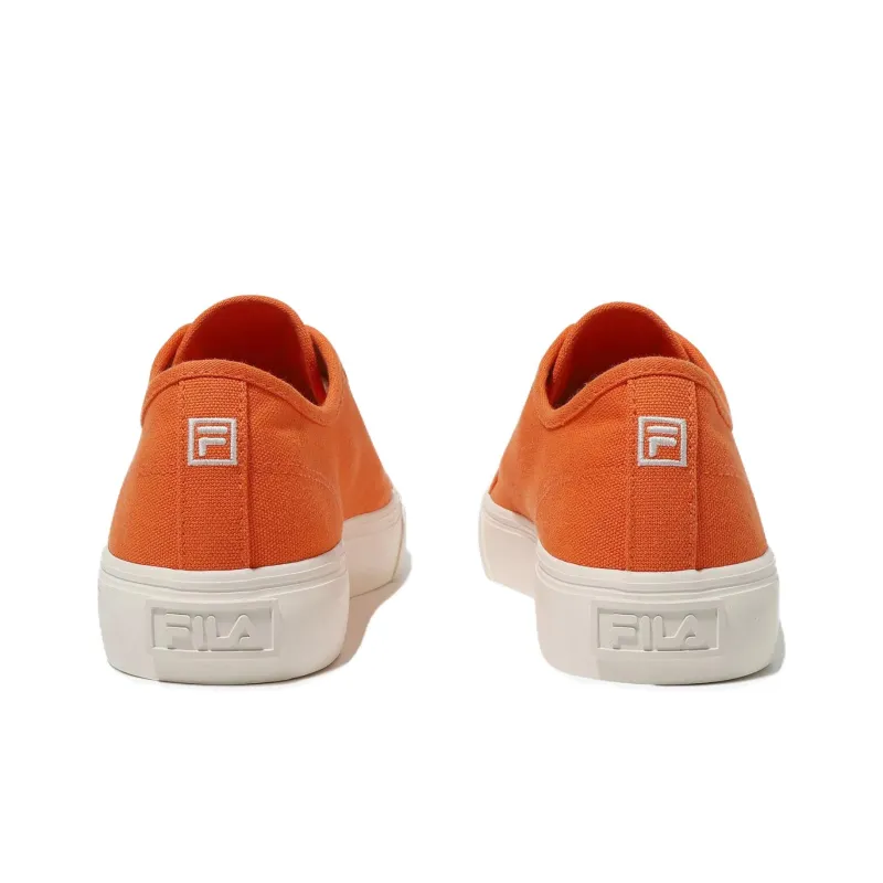 FILA Classic Kicks B V2 Wear resistant And Lightweight Low Top Canvas Shoes Unisex Orange-4