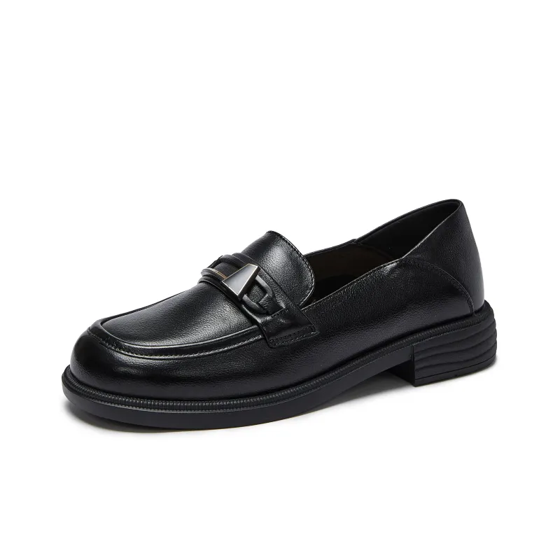 LAORENTOU Loafers 2.5cm Women's Black-2