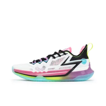 361° Big 3 Future Future Cushioning Anti Slip And Wear Resistant Low Top Basketball Shoes Men's White Black