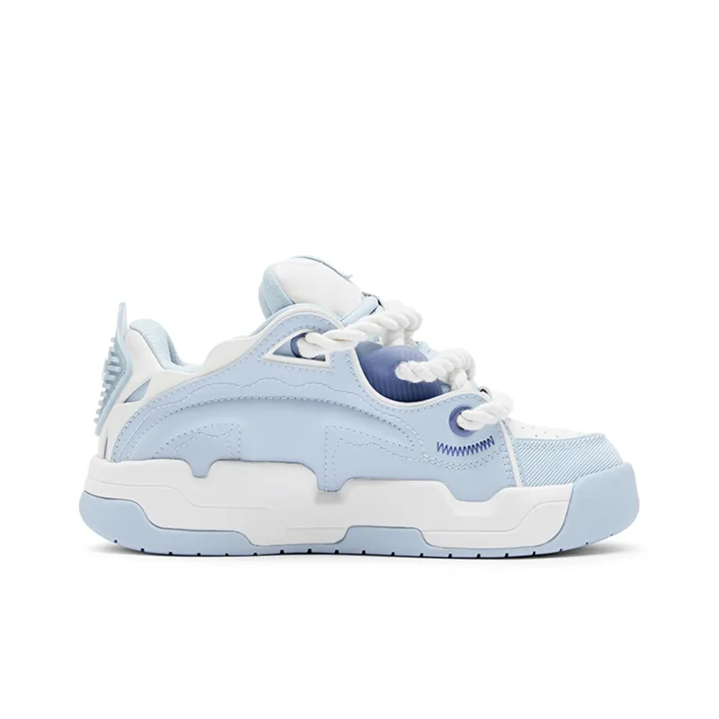 Champion TronSkateV1 Low Top Skateboard Shoes Women's Light Blue-1