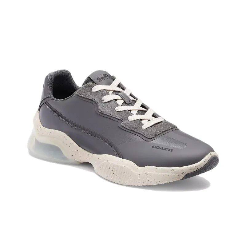 COACH Abrasion Resistant Low Top Casual Shoes Men's Gray-2