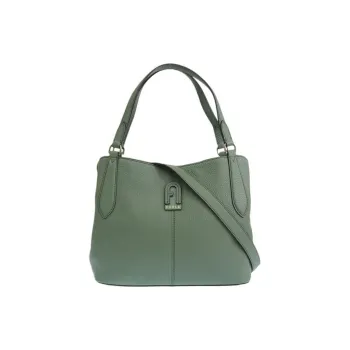 Furla Leather Tote Bag, Shopping Bag, Shoulder Bag, Handbag Women's Green