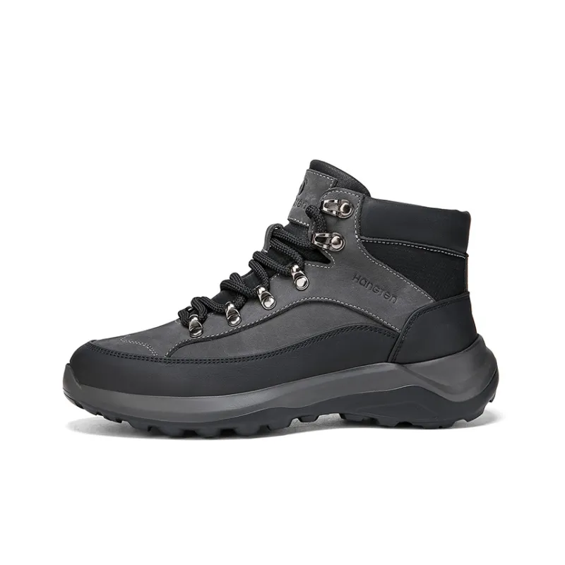 HANG TEN Cushioning Anti-Slip And Wear-Resistant Coverage Mid-Top Outdoor Shoes Women's Black Pink-10