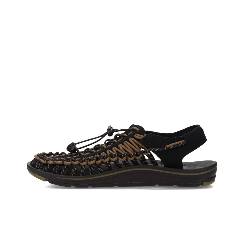 KEEN Uneek Beach Sandals Men's Black Brown-0