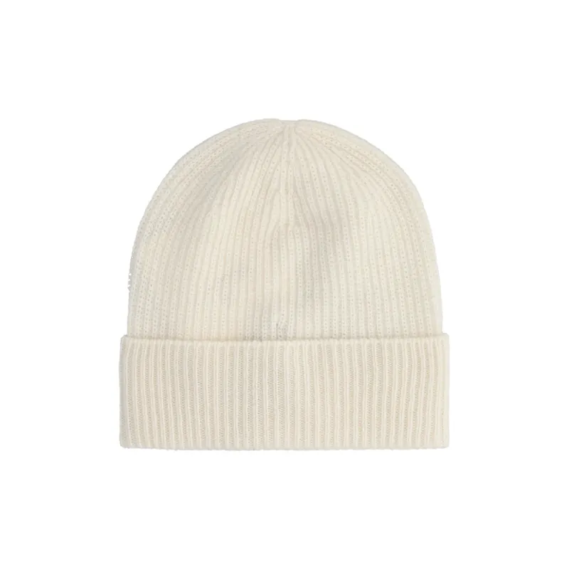 Moncler Virgin Wool Cashmere Beanies Men's Beige-1