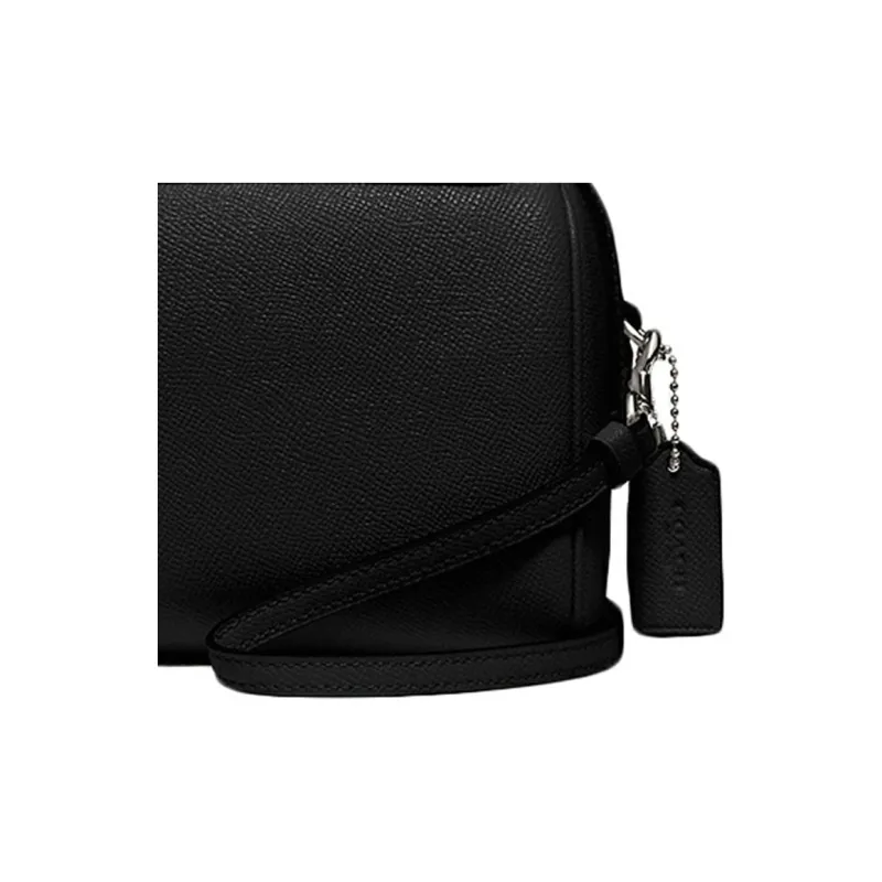 COACH Bennett Cow Leather Shoulder Bag Crossbody Bag Small Size Women's Black-3