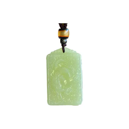 LAOMIAO Pendants Green Jade Men's