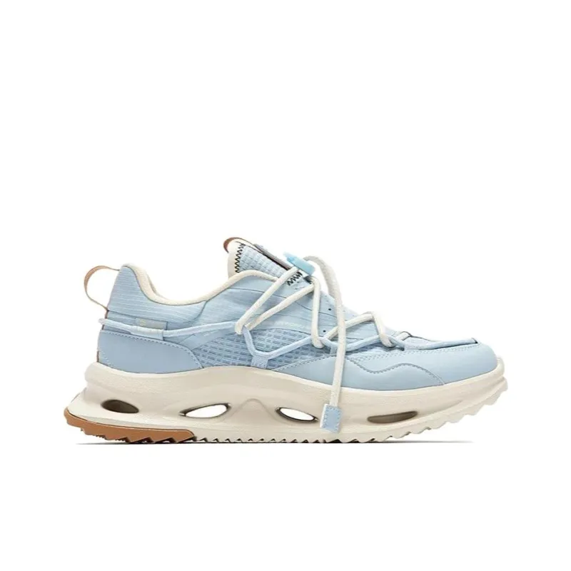 361° Wind Chain OD Cushioning Breathable Rebound Low Top Running Shoes Men's Blue White-1