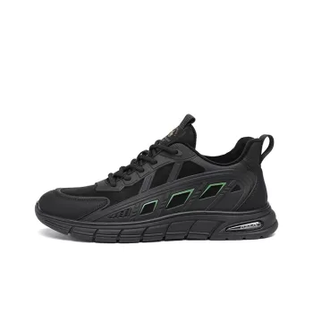 SANTA BARBARA POLO & RACQUET CLUB Slip-Resistant Low-Top Casual Shoes Men's Black