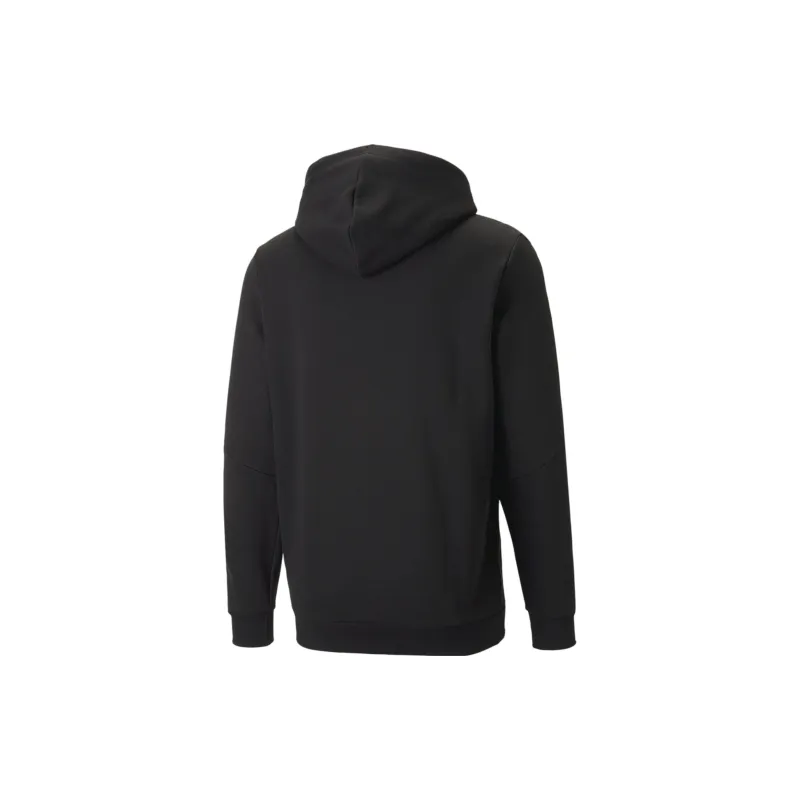 PUMA Sweat À Capuche Zippé Essentials+ Tape Homme Sweatshirt Men's Black-1