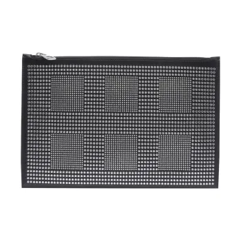 Alexander McQueen Calfskin Clutch Men's Black