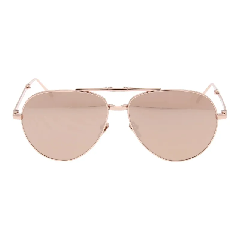 Linda Farrow Aviator Frame Sunglasses-1
