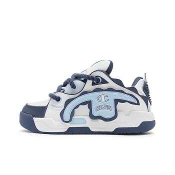 Champion TronSkateV1 Low Top Skateboard Shoes Men's Milk White/Glacier Blue