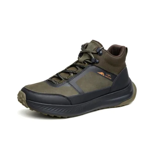 CAMEL Anti Slip And Wear Resistant Breathable High Top Outdoor Shoes Men's
