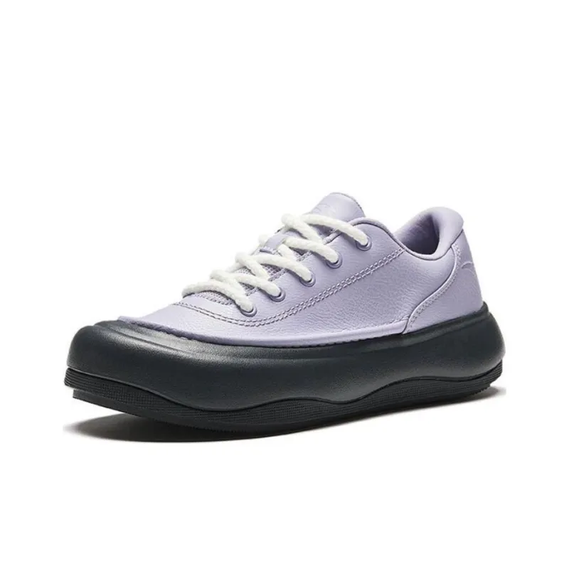 Anta Donut Durable Breathable Low Top Skateboard Shoes Women's Purple-2