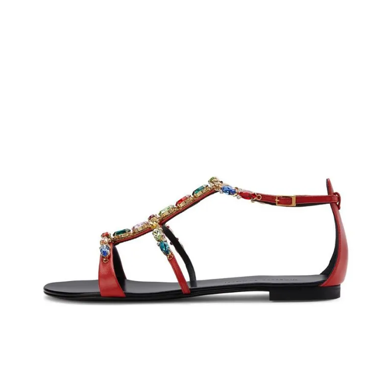 Giuseppe Zanotti/GZ Elba Strap Sandals Women's Black-0