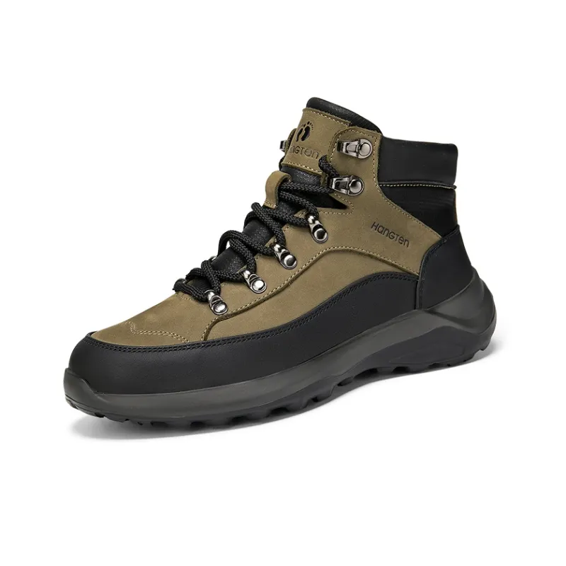 HANG TEN Cushioning Anti-Slip And Wear-Resistant Coverage Mid-Top Outdoor Shoes Women's Black Pink-6